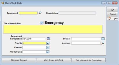 Working with the Five Work Order Types